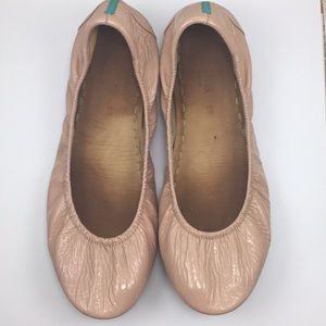 Tieks Blush Pink patent foldable ballet flats